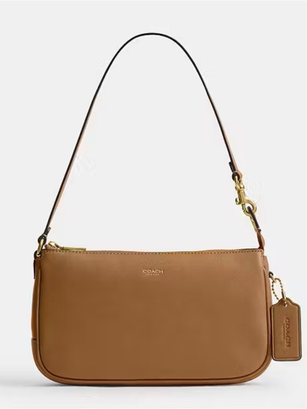 Coach Plaza 18 Bag in Honey Brown